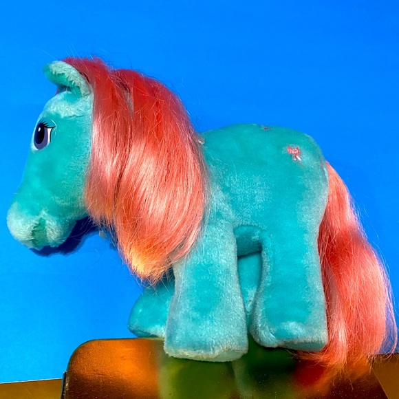 MY LITTLE PONY G1 1985 ORIGINAL HASBRO SOFTIES BOW TIE PONY COLLECTIBLE PLUSH - Picture 14 of 15